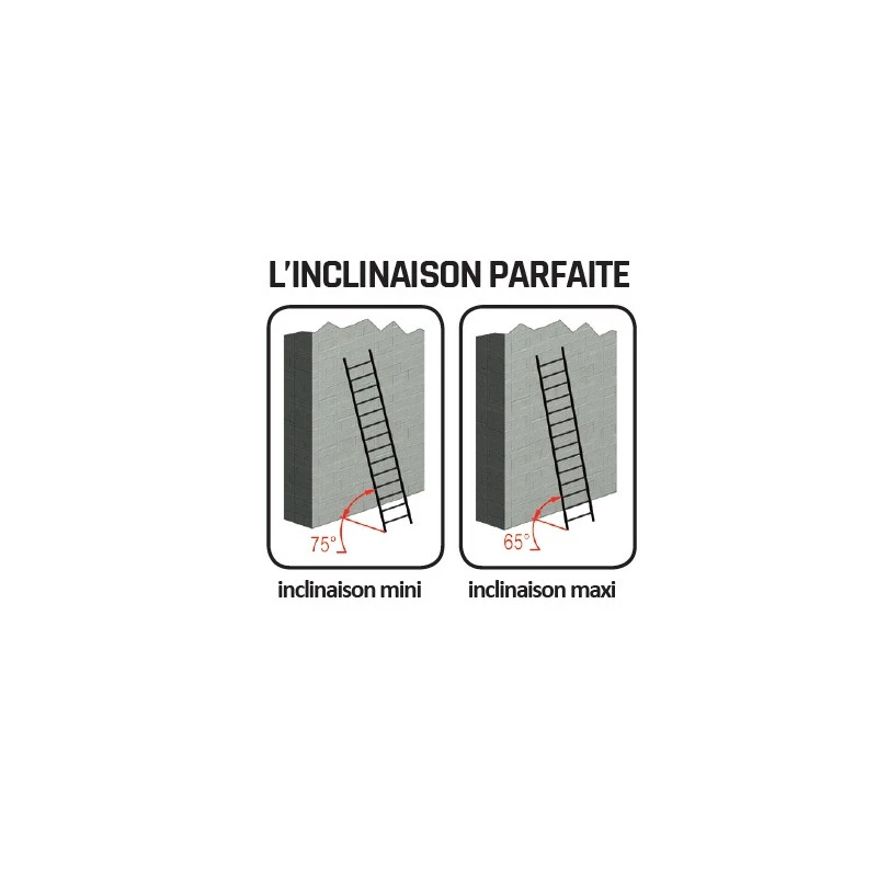 Echelle Simple En Aluminium 10 échelons Haut. D'accès 3,80m PRS 4 Echelle Simple En Aluminium 10 échelons Haut. D'accès 3,80m PRS – Image 4