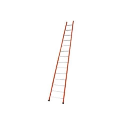 Echelle Simple évasée Acier/Alu 14 échelons Accès 4,99 M Max.