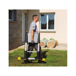 Echelle Télescopique 13 Marches Hauteur D'accès Maxi 285 M Space Bambo -Kobleo echelle telescopique 13 marches hauteur d acces maxi 285 m space bambo 7