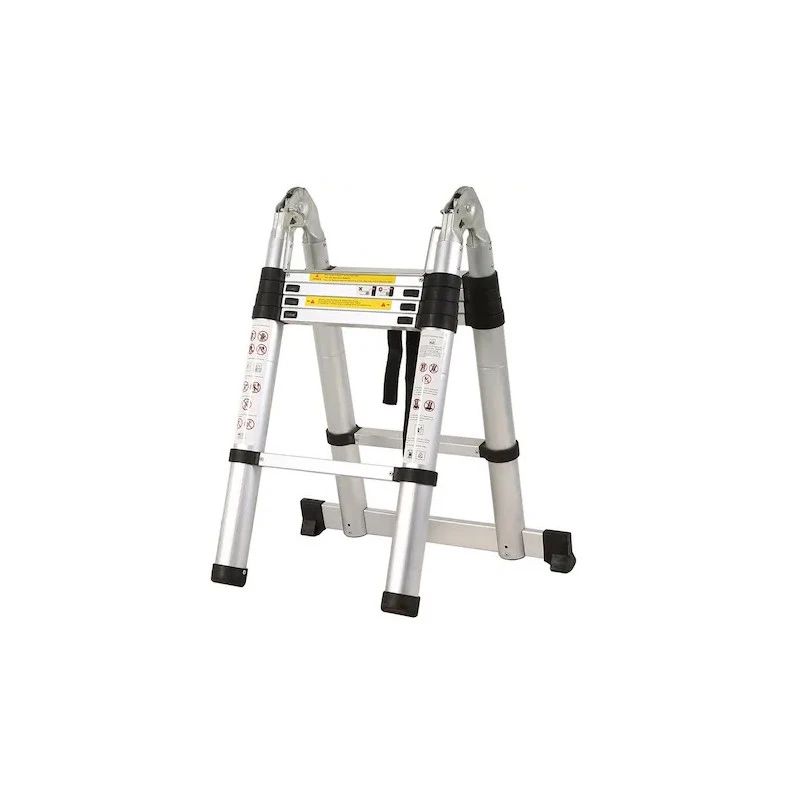 Echelle Télescopique Polyvalente (2 Parties) Hauteur Max 3.2m 2 Echelle Télescopique Polyvalente (2 Parties) Hauteur Max 3.2m – Image 2