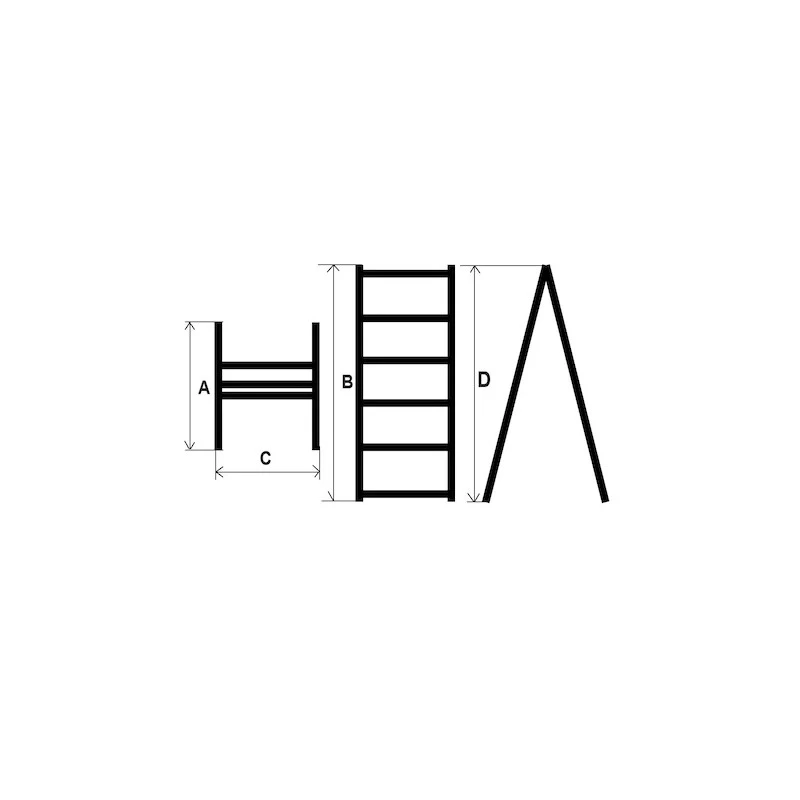 Echelle Télescopique Polyvalente (2 Parties) Hauteur Max 3.2m 5 Echelle Télescopique Polyvalente (2 Parties) Hauteur Max 3.2m – Image 5