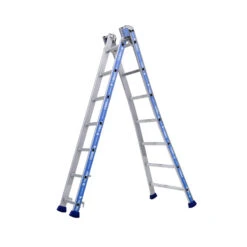 Echelle Transformable 2 Plans 7+7 échelons Haut D'accès Maxi 438m PLAT