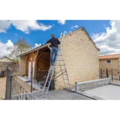 HAILO Echelle Transformable 3 Plans En Aluminium 3 X 9 échelons HobbyStep -Kobleo echelle transformable 3 plans en aluminium 3 x 9 echelons hobbystep 3