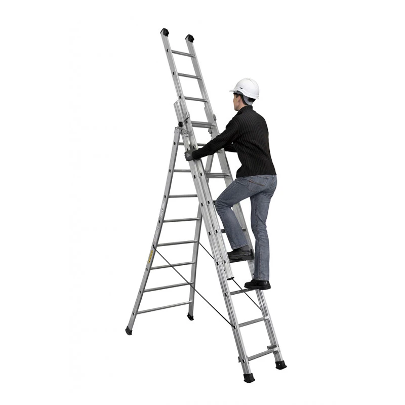 Echelle Transformable à Base évasée 3 Plans 9+2x10 Accès Maxi 760 M PR 4 Echelle Transformable à Base évasée 3 Plans 9+2x10 Accès Maxi 760 M PR – Image 4