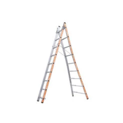 Echelle Transformable Alu 2x9 échelons Haut. Accès 5,26m PRONOR