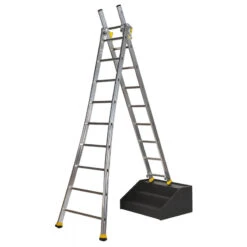 Echelle Transformable Base évasée 2 Plans 2x6 Barreaux Hmaxi 1m85 T2 7 Echelle Transformable Base évasée 2 Plans 2x6 Barreaux Hmaxi 1m85 T2 -Kobleo echelle transformable base evasee 2 plans 2x6 barreaux hmaxi 1m85 t2 centaure 3