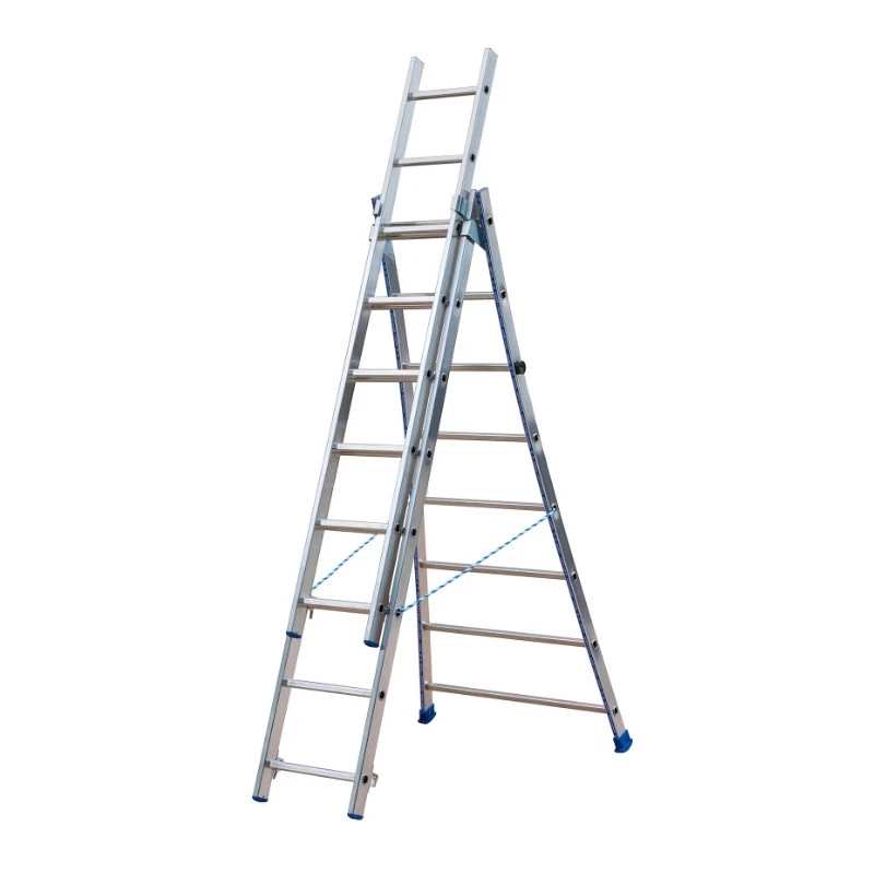 Echelle Transformable Base évasée KET3 3 Plans 3x9 Ht6,30m Centaure 2 Echelle Transformable Base évasée KET3 3 Plans 3x9 Ht6,30m Centaure – Image 2