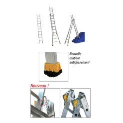 Echelle Transformable Base évasée T3 3x10 Ht Accès 7,85m Centaure -Kobleo echelle transformable base evasee t3 3x10 ht acces 7 85m centaure 3