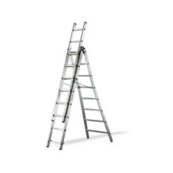 Echelle Transformable En Alu Pronor 3 Plans 3x12 Ht7m96 Tubesca