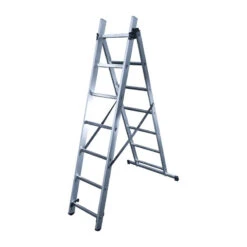 Echelle Transformable HobbyStep 2 Plans En Alu 2x7 échelons Hailo