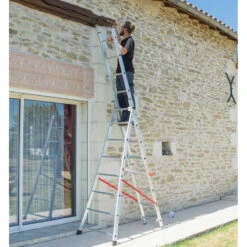 Echelle Transformable Pro Base évasée 3x8 Ht Accès 5,68m Hailo 16 Echelle Transformable Pro Base évasée 3x8 Ht Accès 5,68m Hailo -Kobleo echelle transformable pro base evasee 3x8 ht acces 5 68m hailo 3