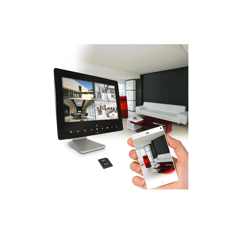 Enregistreur Vidéo Sans Fil écran 9'' 4 Voies 2 Caméras 720p Thomson 2 Enregistreur Vidéo Sans Fil écran 9'' 4 Voies 2 Caméras 720p Thomson – Image 2