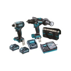 Makita Ensemble 2 Machines 40V Max Li-Ion 2x 4 Ah XGT (HP001GZ01 TD001GZ02) D