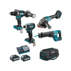 Makita Ensemble 4 Machines 40V Max Li-Ion 4 Ah XGT (DF001G GA005G TD001G JR00