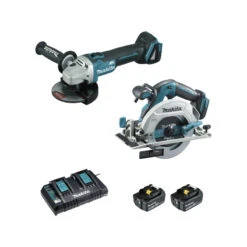 Makita Ensemble De 2 Machines 18 V Li-Ion 5 Ah (DHS680 DGA506) DLX2277PTJ