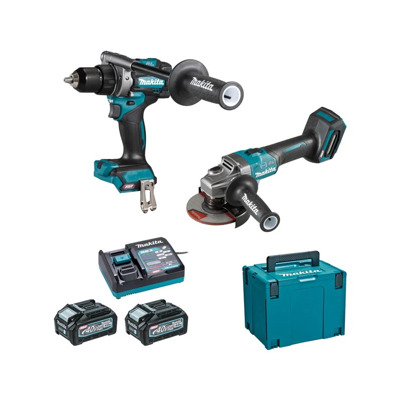 Makita Ensemble De 2 Machines 40 V Max Li-Ion 4 Ah XGT (DF001G GA005G) DK0124 1 Makita Ensemble De 2 Machines 40 V Max Li-Ion 4 Ah XGT (DF001G GA005G) DK0124