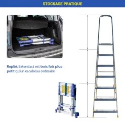 Escabeau Télescopique Extendact11 7 Escabeau Télescopique Extendact11 -Kobleo escabeau telescopique extendact11 2