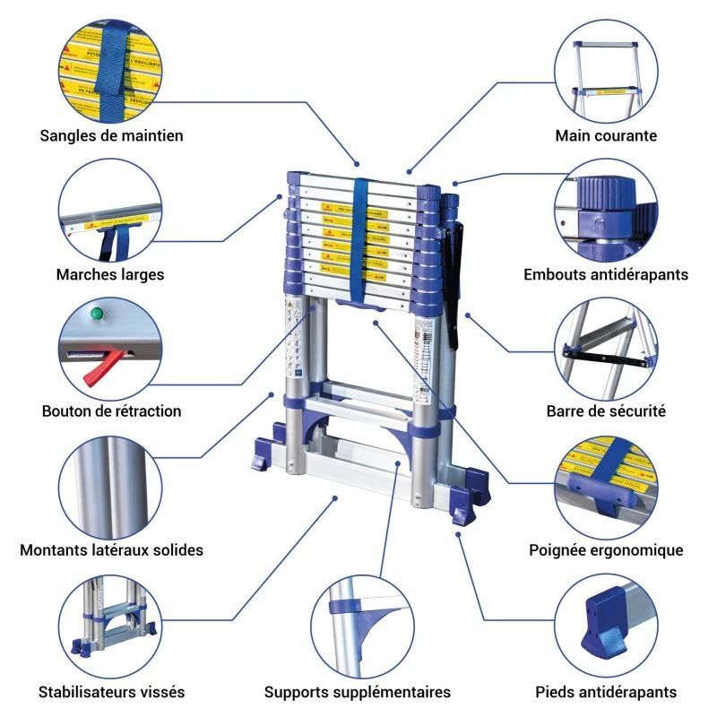 Escabeau Télescopique Extendact11 4 Escabeau Télescopique Extendact11 – Image 4