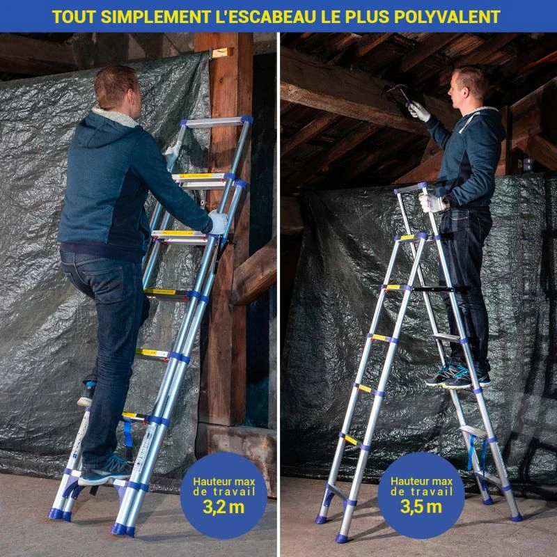 Escabeau Télescopique Extendact6 2 Escabeau Télescopique Extendact6 – Image 2
