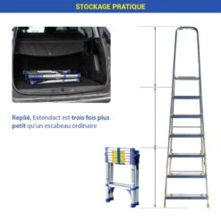Escabeau Télescopique Extendact6 7 Escabeau Télescopique Extendact6 -Kobleo escabeau telescopique extendact6 2
