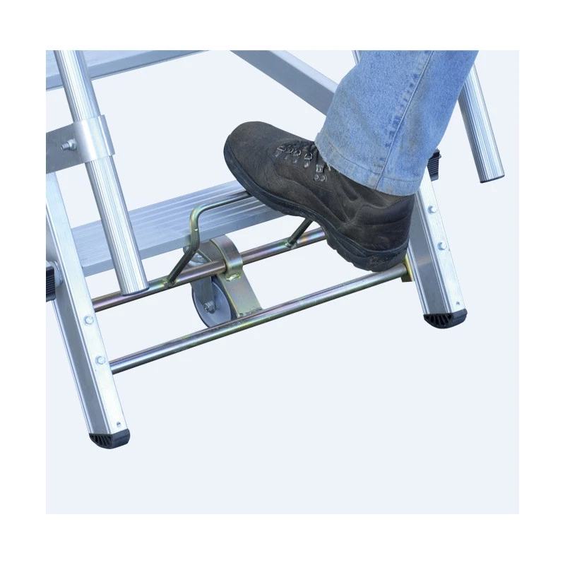 Escalier De Rayonnage Sécurisé En Alu 10 Marches Hauteur Accès 418 M M 4 Escalier De Rayonnage Sécurisé En Alu 10 Marches Hauteur Accès 418 M M – Image 4