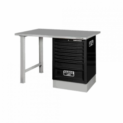 Bahco Etabli D'atelier Acier Inoxydable 150 Cm 8 Tiroirs Noir 2 Pieds 1495K8