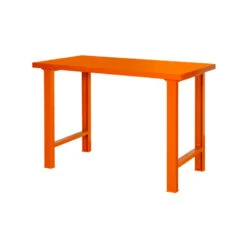 Bahco Etabli D'atelier Avec Plateau En Acier 150 Cm Orange Pieds Fixes 1495W