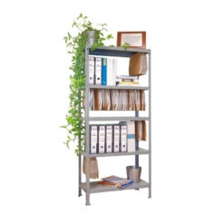 Etagère De Rangement 1600x800x360mm Gris Charge 100Kg Fileclick MINI 4