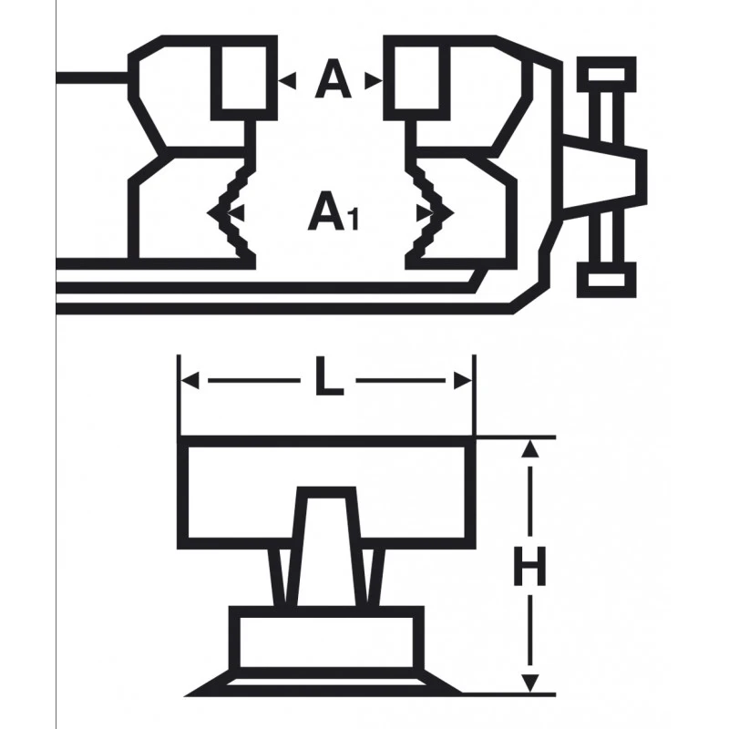 Etau à Mors Parallèles 180 Mm 2 Etau à Mors Parallèles 180 Mm – Image 2