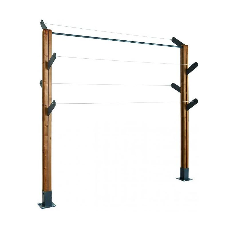 Etendoir à Linge En Bois Avec Fil Inox KAKTUS 1 Etendoir à Linge En Bois Avec Fil Inox KAKTUS