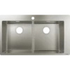 Hansgrohe Evier Encastré Acier Inoxydable 2 Cuves 370x370mm S711-F765 Trou Robin