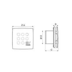 Extracteur D'air Hélicoïdal Diam 90 Mm 65 M3/h 14 W Mural Couleur Blan 13 Extracteur D'air Hélicoïdal Diam 90 Mm 65 M3/h 14 W Mural Couleur Blan -Kobleo extracteur d air helicoidal diam 90 mm 65 m3 h 14 w mural couleur blan 3