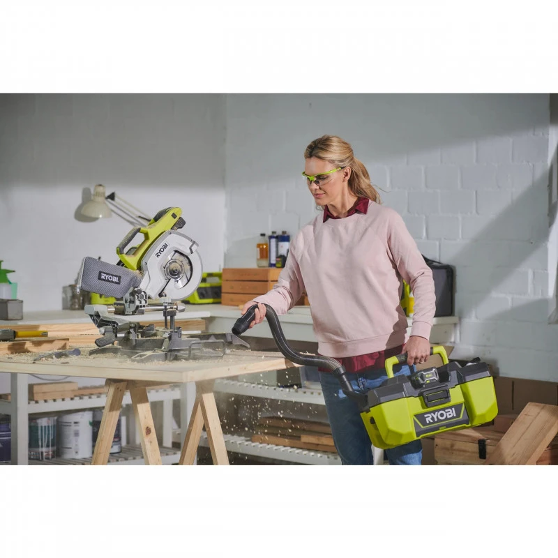 Ryobi Extracteur D'outils 18V ONE+ 1500l/min Capacité 11L R18PV-0 3 Ryobi Extracteur D'outils 18V ONE+ 1500l/min Capacité 11L R18PV-0 – Image 3