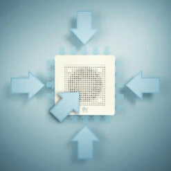 Extracteur Mural Hélicoïde 120mm 10W 170m3/h Ultra-silencieux Couleur -Kobleo extracteur mural helicoide 120mm 10w 170m3 h ultra silencieux couleur 1 4