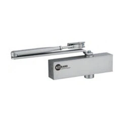 Ferme-porte Hydraulique Design Réversible Noir Bras Coulisse Antivanda