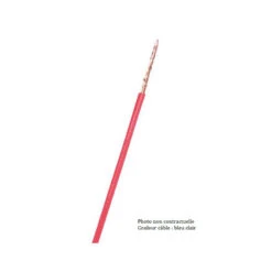 Fil Souple Domestique H07 V-K Bleu Clair 1,5 Mm² Diam 3,4 Mm