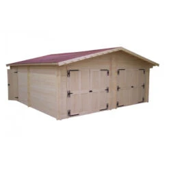 Garage Double Emboîté 42 Mm D'épaisseur 62x62m Surface Utile 35m2 VR62