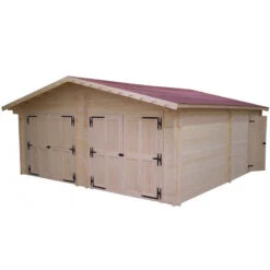 Garage Double Emboîté 60 Mm D'épaisseur 635x664m Surface Utile 35m2 VN