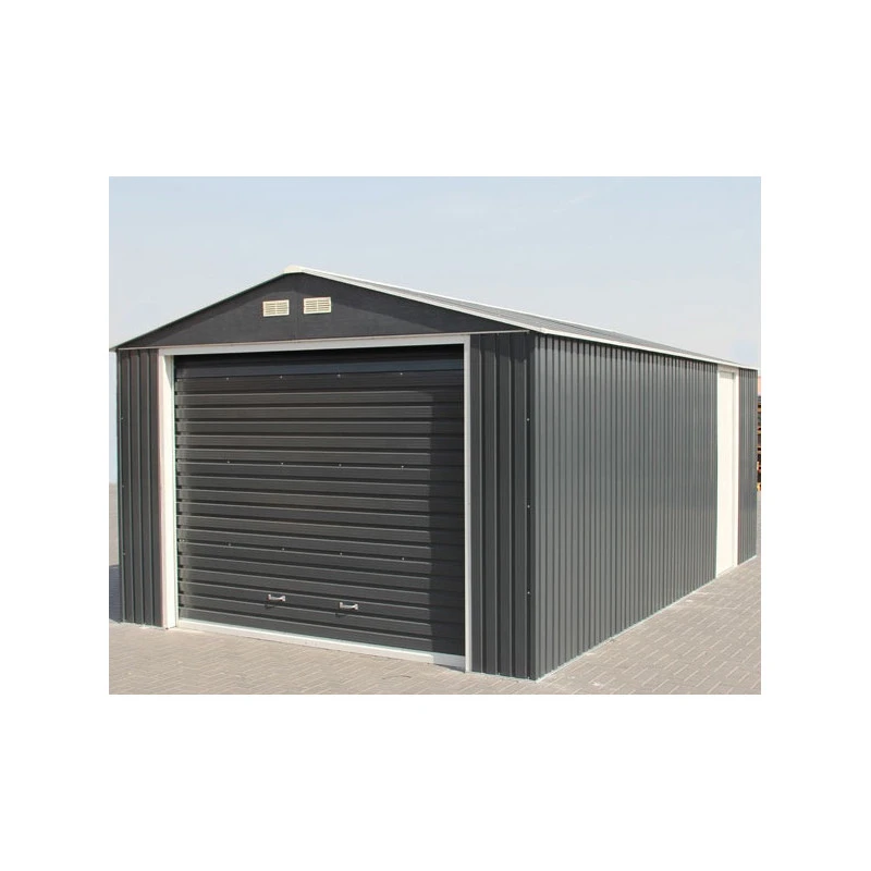 Garage En Métal DUAE1220SDPR 3,5x5,7x2,6m Anthracite 19,95m2 Duramax 1 Garage En Métal DUAE1220SDPR 3,5x5,7x2,6m Anthracite 19,95m2 Duramax