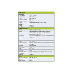 Garage Panneaux 16 Mm Surface Ext. 15,60 M2 ED2848N -Kobleo garage panneaux 16 mm surface ext 15 60 m2 ed2848n 3