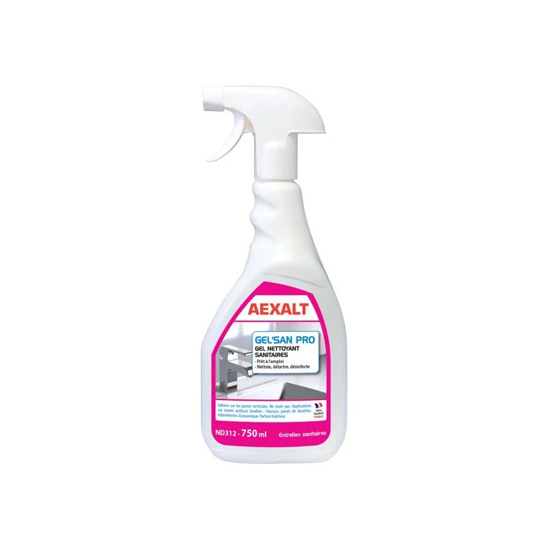 Aexalt Gel'san Pro Nettoyant Sanitaires Prêt à L'emploi 750 Ml 1 Aexalt Gel'san Pro Nettoyant Sanitaires Prêt à L'emploi 750 Ml