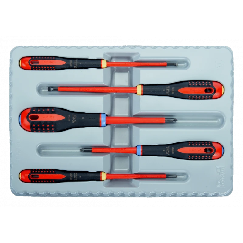 Bahco Jeu 5 Tournevis ERGO IsolésVDEVis Fente Et Pozidriv Manche Tri-matière 2 Bahco Jeu 5 Tournevis ERGO IsolésVDEVis Fente Et Pozidriv Manche Tri-matière – Image 2