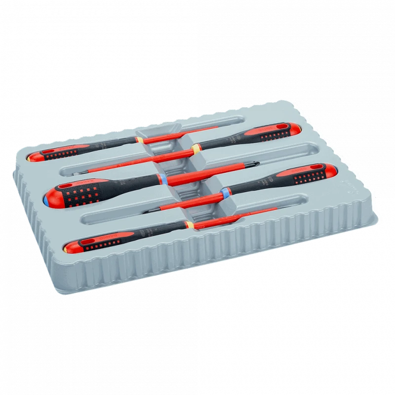 Bahco Jeu 5 Tournevis ERGO IsolésVDEVis Fente Et Pozidriv Manche Tri-matière 1 Bahco Jeu 5 Tournevis ERGO IsolésVDEVis Fente Et Pozidriv Manche Tri-matière