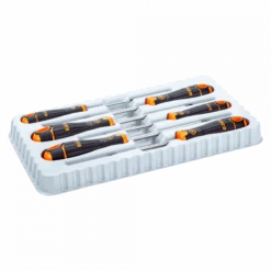 Jeu 6 TournevisVis FenteVis Pozidriv EtVis PhillipsBahcoFit Poignée Ca