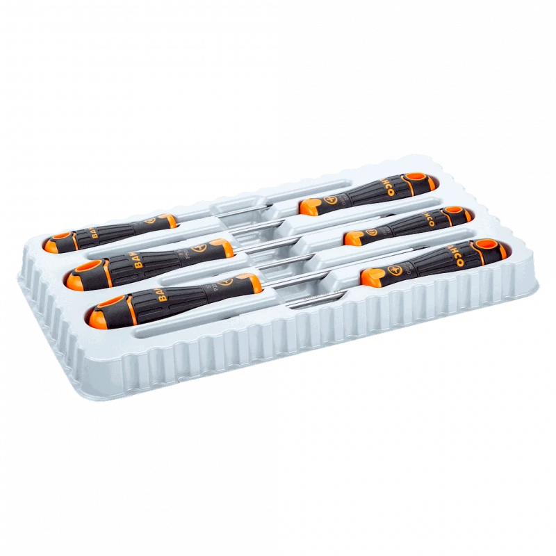 Jeu 6 TournevisVis FenteVis Pozidriv EtVis PhillipsBahcoFit Poignée Ca 1 Jeu 6 TournevisVis FenteVis Pozidriv EtVis PhillipsBahcoFit Poignée Ca