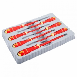 Jeu 7 Tournevis Phillips Fente IsolésVDEBahcoFit Manche Multi-composan