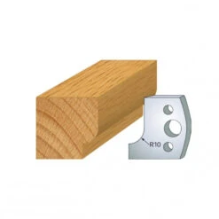 Jeu De 2 Contre-fers Profilés Ht.40 Mm N°013