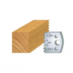 Jeu De 2 Contre-fers Profilés Ht.40 Mm N°077