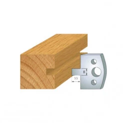 Jeu De 2 Contre-fers Profilés Ht.40 Mm N°094