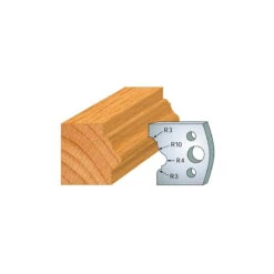 Jeu De 2 Fers Profilés Acier Ht.40 Mm N°102